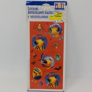 Vintage Stickers Miss Spider Party Hallmark